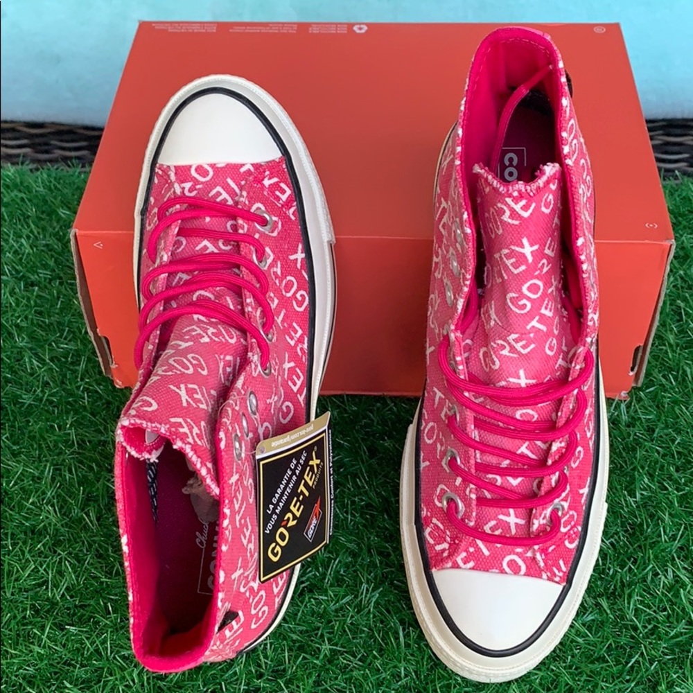 CONVERSE CHUCK 70 HI PINK POP/EGRET/BROWN Men’s - Picture 7 of 16